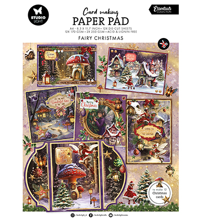 SL-ES-CMP19 - StudioLight - Card Making Pad Fairy Christmas Essentials nr.19 - 
