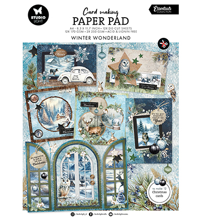 SL-ES-CMP20 - StudioLight - Card Making Pad Winter wonderland Essentials nr.20 - 