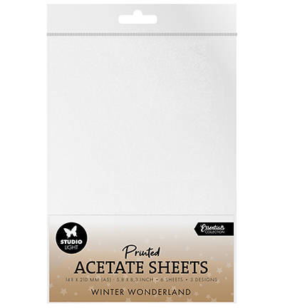 SL-ES-ACS19 - StudioLight - Acetate Sheets Winter wonderland Essentials nr.19 - Acetate sheets