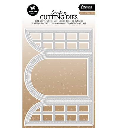 SL-ES-CD1019 - StudioLight - Window folding card Essentials nr.1019 - Noël, hiver