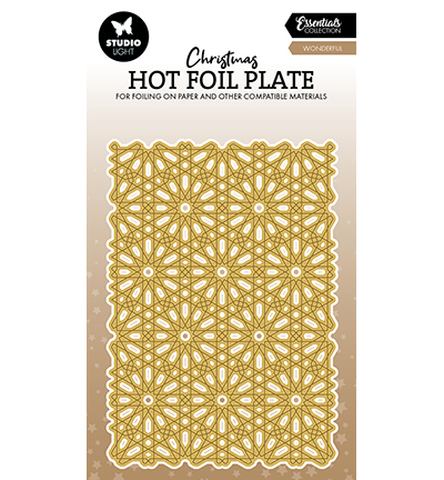 SL-ES-HFP02 - StudioLight - Hot Foil Plate Snow pattern Essentials nr.02 - 