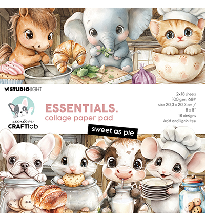 CCL-ES-CPP382 - CraftLab - Collage Paper Pad Sweet as pie Essentials nr.382 - 