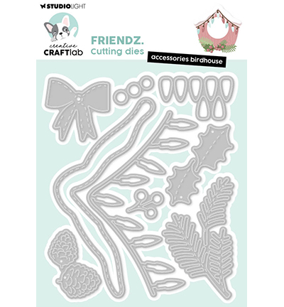 CCL-FR-CD1042 - CraftLab - Accessoiries birdhouse Friendz nr.1042 - 