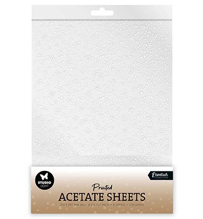 SL-ES-ACS15 - StudioLight - Snowflakes White Essentials nr. 15 - Acetate sheets SL-ES-ACS15 - StudioLight - Snowflakes White Essentials nr. 15 - Acetate sheets