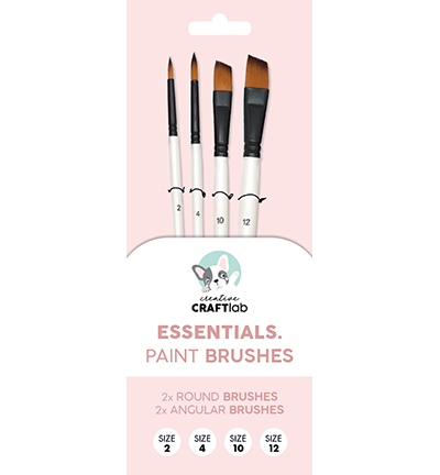 CCL-ES-BRUSH08 - CraftLab - Brushes Set of 4 Essentials nr. 08 - 