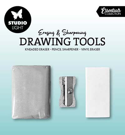 SL-TO-DT01 - StudioLight - Kneaded & vinyl eraser, sharpener Essentials nr. 01 - 