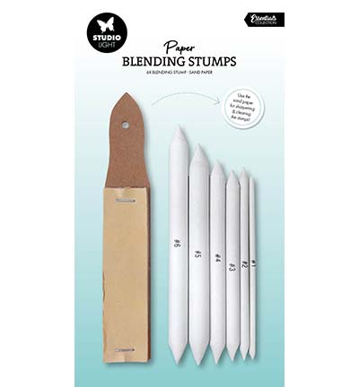 SL-TO-DT02 - StudioLight - Paper blending stumps & sand paper Essentials nr. 02 - 