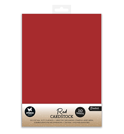 SL-CO-PS50 - StudioLight - Christmas Red Consumables nr. 50 - Paper Set Christmas