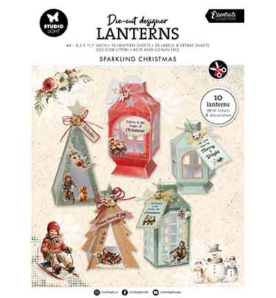 SL-ES-DCPP349 - StudioLight - Lanterns Sparkling Christmas Essentials nr. 349 - 