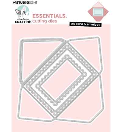 CCL-ES-CD1054 - CraftLab - ATC card & envelope Essentials nr. 1054 - Enveloppe, boîte
