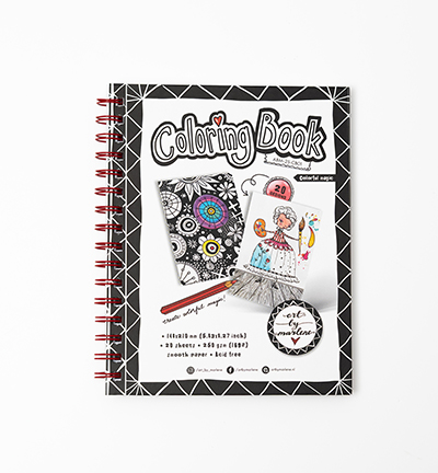 ABM-25-CB01 - Art by Marlene - Coloring Book Colorful magic Art By Marlene nr. 01 - 