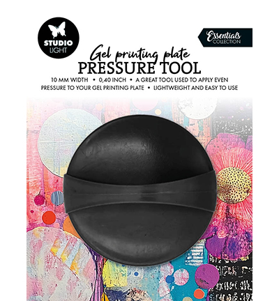 SL-TO-GPPPT01 - StudioLight - SL Gel printing plate pressure tool 10 cm diameter Tools nr. 01 - 