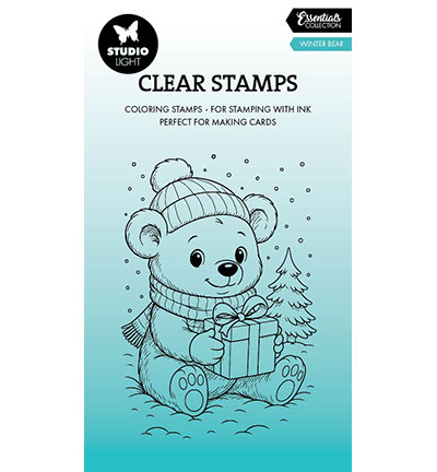 SL-ES-STAMP894 - StudioLight - Winter bear Essentials nr.  894 - Noël, hiver
