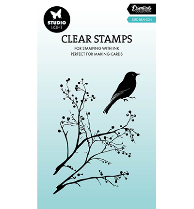 SL-ES-STAMP905 - StudioLight - Bird branch Essentials nr. 905 - Animaux