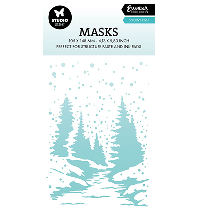 SL-ES-MASK380 - StudioLight - Snowy river Essentials nr. 380 - Noël, hiver