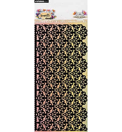 HE-DD-MASK382 - Hazel Eaton - Floral pattern Dragonfly Dreams nr. 382 - 