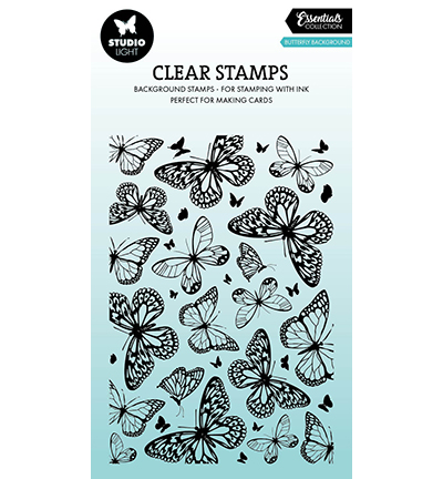 SL-ES-STAMP919 - StudioLight - Butterflies background Essentials nr. 919 - 