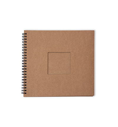 SL-ES-JOUR28 - StudioLight - Spiral passe-partout journal, Kraft Essentials nr. 28 - 