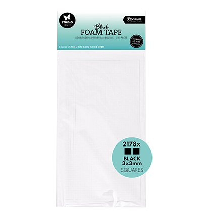 SL-ES-FOAMT107 - StudioLight - Doublesided foam tape Blocks black nr.107 - 