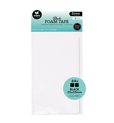 SL-ES-FOAMT108 - StudioLight - Doublesided foam tape Blocks black nr. 108 - 