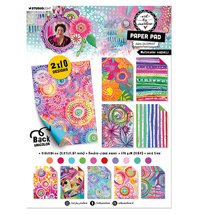 ABM-26-DPP417 - Art by Marlene - Multicolor madness Art by Marlene nr. 417 - 