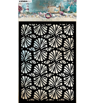 JMA-TH-MASK392 - Jenine's - Shell pattern Tide of Hope nr. 392 - 