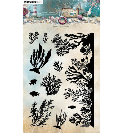 JMA-TH-STAMP932 - Jenine's - Seaweed & coral Tide of Hope nr. 932 - 