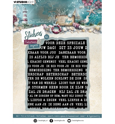 JMA-TH-STIC72 - Jenine's - Zegels & Teksten Tide of Hope nr. 72 - 