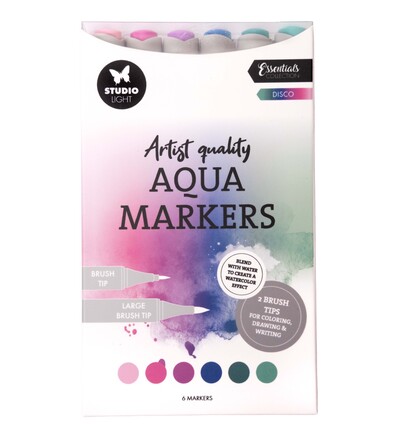 SL-CO-MARK55 - StudioLight - Aqua Markers Disco Essentials nr. 55 - 