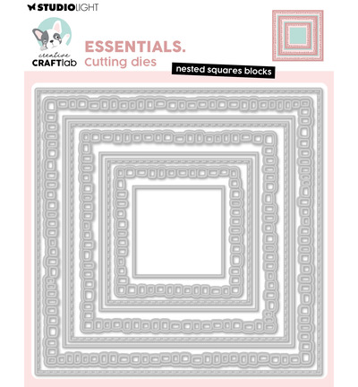 CCL-ES-CD1081 - CraftLab - Nested squares blocks Essentials nr. 1081 - 