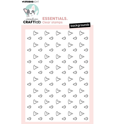 CCL-ES-STAMP929 - CraftLab - Backgroundz hearts Essentials nr. 929 - 