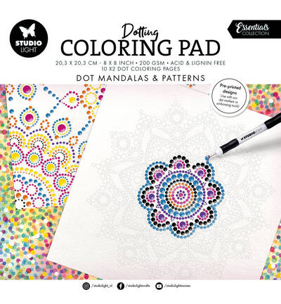 SL-ES-CP455 - StudioLight - Dot mandalas & patterns Essentials nr. 455 - 