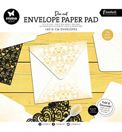 SL-ES-DCPP440 - StudioLight - Envelopes for 15,24x15,24cm cards Essentials nr. 440 - 
