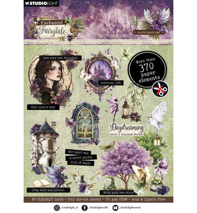 SL-EF-DCPP466 - StudioLight - Die-cut elements Enchanted Fairytale nr. 466 - 