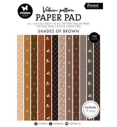 SL-ES-VPPP451 - StudioLight - Spring brown print Essentials nr. 451 - 