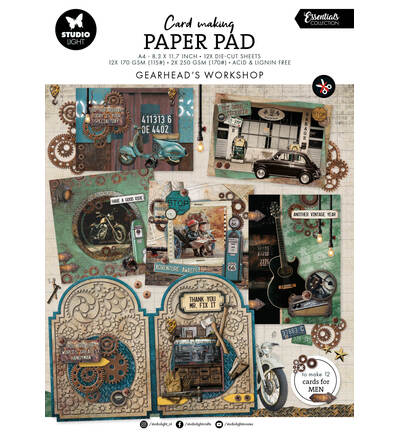 SL-ES-CMP26 - StudioLight - SL Bloc Papier Cartes – Gearhead Workshop Essentials n° 26 - 