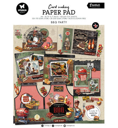 SL-ES-CMP27 - StudioLight - SL Bloc Papier Cartes – BBQ Party Essentials n° 27 - 