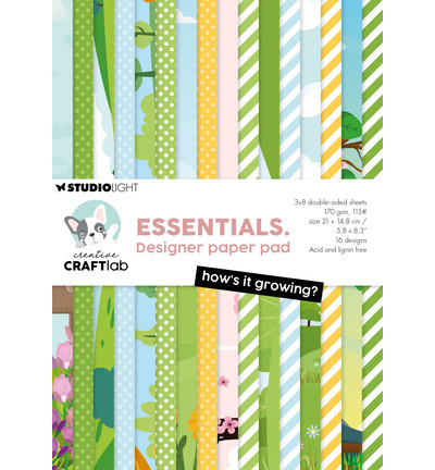 CCL-ES-DPP472 - CraftLab - CCL Bloc Papier Design – How's It Growing? Essentials n° 472 - 