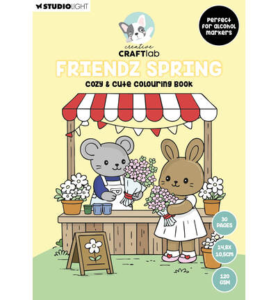 CCL-FR-CB09 - CraftLab - Spring Friendz - 30 Sheets nr. 09 - 