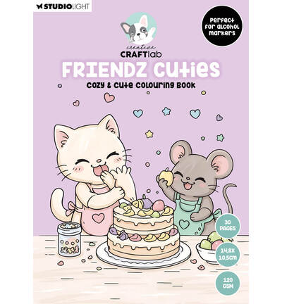 CCL-FR-CB10 - CraftLab - Cuties Friendz 30 Sheets nr. 10 - 