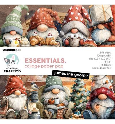 CCL-ES-CPP495 - CraftLab - CCL Bloc Papier Collage – James the Gnome Essentials n° 495 - 