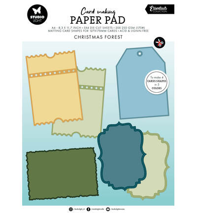 SL-ES-CMP35 - StudioLight - StudioLight Bloc Papier Cartes – Cottage Christmas Essentials n° 35 - Juin 2026
