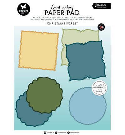 SL-ES-CMP36 - StudioLight - StudioLight Bloc Papier Cartes – Cottage Christmas Essentials n° 36 - 