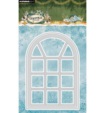 SL-CF-CD1112 - StudioLight - StudioLight Dies – Window Shape Christmas Forest n° 1112 - 