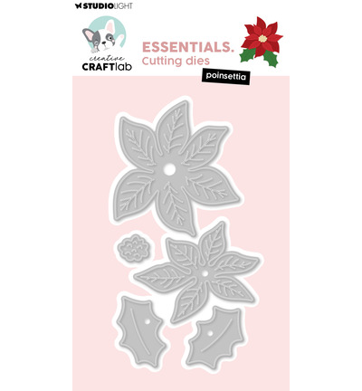 CCL-ES-CD1120 - StudioLight - CCL Dies – Poinsettia Essentials n° 1120 - Matrices CraftLab