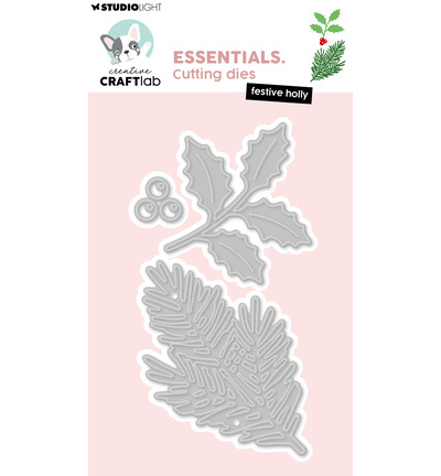 CCL-ES-CD1121 - StudioLight - CCL Dies – Festive Holly Essentials n° 1121 - Matrices CraftLab