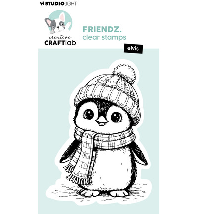 CCL-FR-STAMP963 - StudioLight - CCL Tampons Transparents – Elvis Friendz n° 963 - Tampons CraftLab