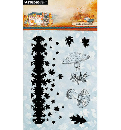 SL-AS-STAMP971 - StudioLight - StudioLight Tampons Transparents – Leaves and Mushrooms Autumn Story n° 971 - 