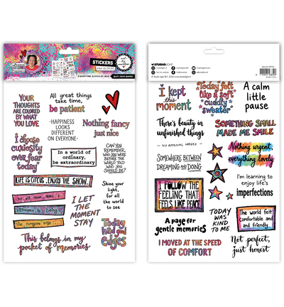 ABM-26-STIC85 - StudioLight - ABM Feuilles Autocollantes – Just Some Quotes Art by Marlene n° 85 - 