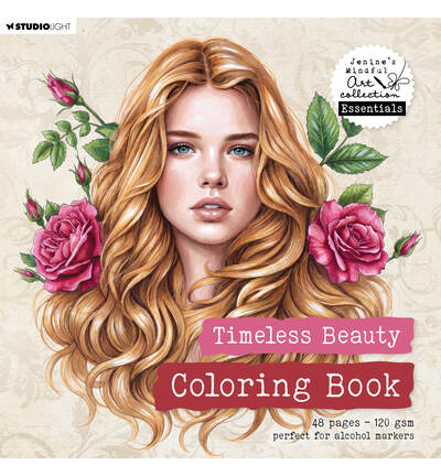 JMA-ES-CB18 - StudioLight - Jenine's Mindful Art Livre de coloriage – Timeless Beauty Essentials n° 18 - 